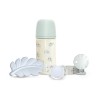 Suavinex Conjunto de Oferta Poetry Azul – Biberão 270 ml, Chupeta SX Pro, Mordedor e Prendedor