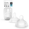 Suavinex SX Pro 2 Tetinas Fisiológicas Silicone Fluxo Lento – Amamentação Natural e Controlada