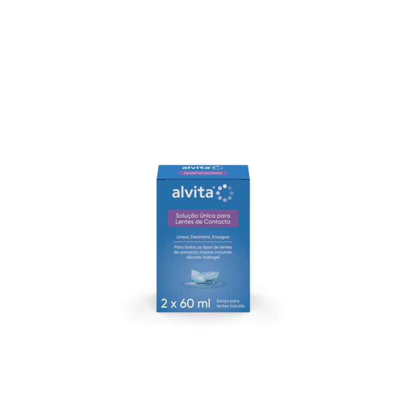 Alvita Solução Única para Lentes de Contacto 60ml - 2 unidades