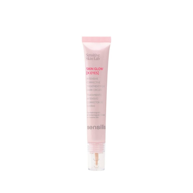 Sensilis Skin Glow [K Eyes] Creme de Olhos Iluminador 15 ml – Tratamento Corretor de Olheiras com Vitamina K e Niacinamida