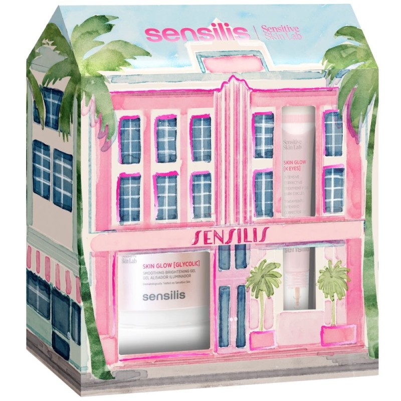 Sensilis Coffret Skin Glow – Glycolic Gel 50 ml + K Eyes Creme de Olhos 15 ml