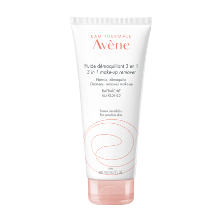 Avène Fluido Desmaquilhante 3 em 1 200ml – Limpa, Desmaquilha e Acalma