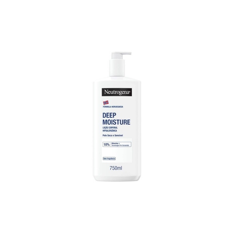 Neutrogena Hidratação Profunda Loção Hipoalergénica 750ml