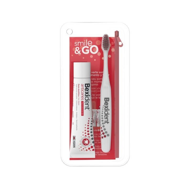 ISDIN Bexident Anticáries Smile & Go 25 ml – Pasta de Viagem com Proteção Tripla