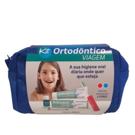 Elgydium Kit de Viagem Ortodôntico – Higiene Oral Completa para Aparelhos Dentários