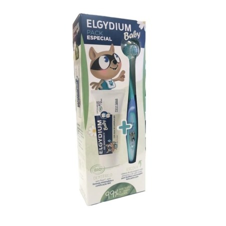 Elgydium Baby Kit Gel Dentífrico Bio 30ml + Escova Dentes