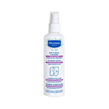 Mustela Spray Muda da Fralda Anti-Assaduras 75 ml – Proteção Rápida em Vaporizador