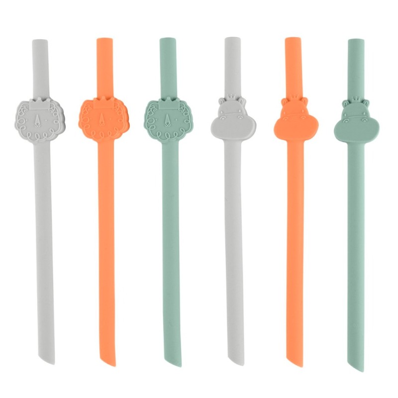 Chicco Palhinha Silicone – Pack 6 Unidades com Escova de Limpeza