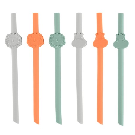 Chicco Palhinha Silicone – Pack 6 Unidades com Escova de Limpeza