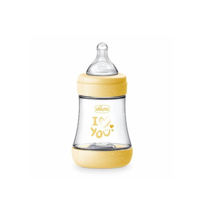 Chicco Biberão Perfect5 Amarelo +0M 150ml - Fluxo Normal