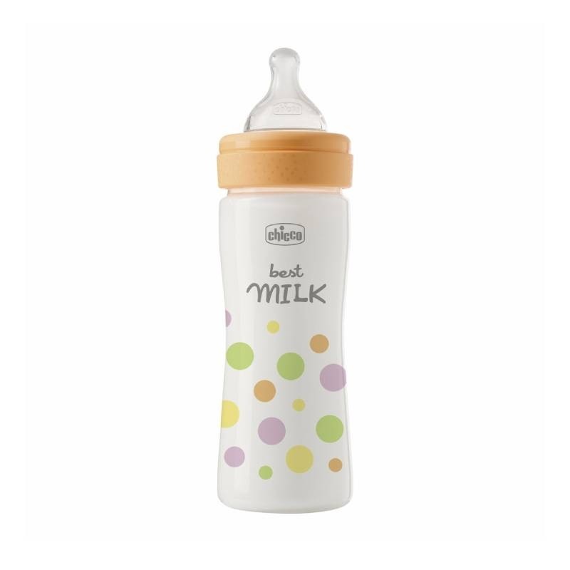 Chicco Perfect Easy Biberão Laranja 250 ml 2M+ – Fluxo Médio