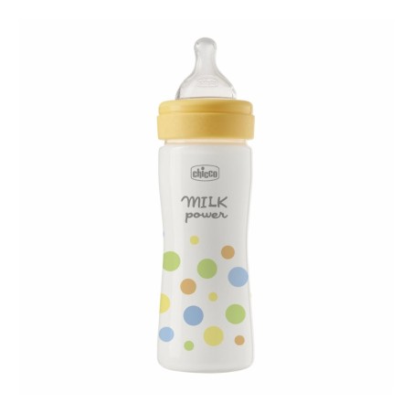 Chicco Perfect Easy Biberão Amarelo 250 ml 2M+ – Fluxo Médio