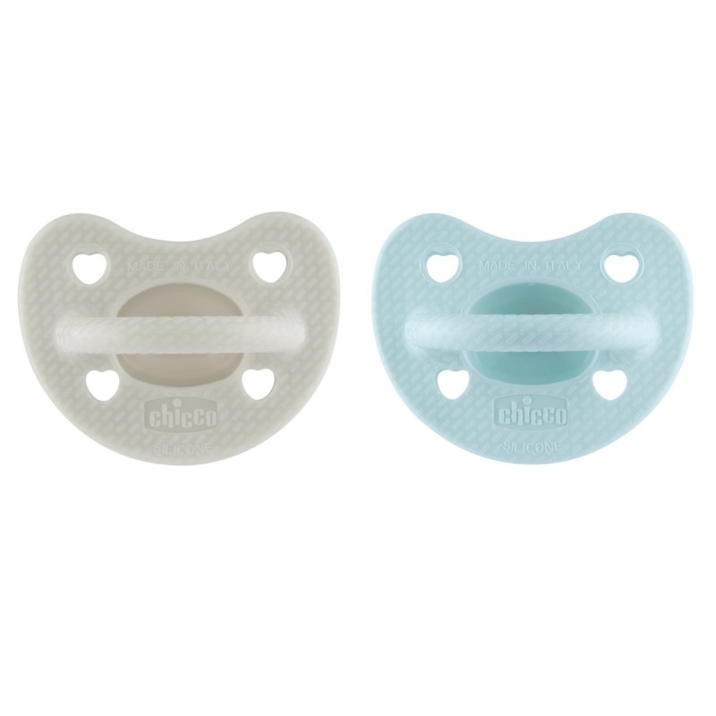 Chicco Chupeta PhysioForma Luxe 6-16M – Silicone | Pack 2 Unidades