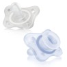 Chicco Chupeta Physio Micro Silicone Azul 0-2M – Pack 2 Unidades