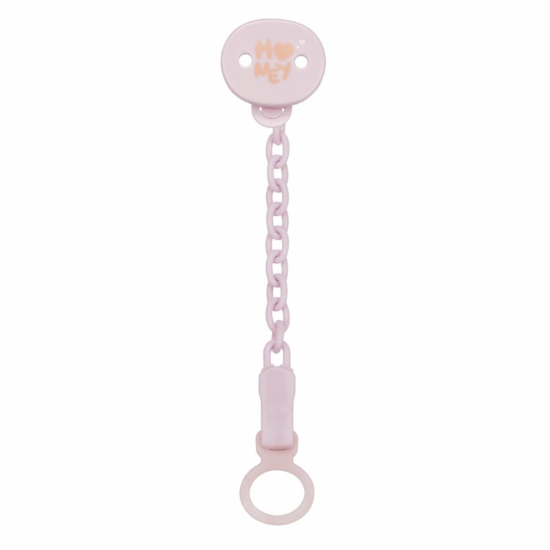Chicco Clip de Chupeta Rosa 0M+
