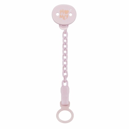 Chicco Clip de Chupeta Rosa 0M+