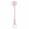 Chicco Clip de Chupeta Rosa 0M+