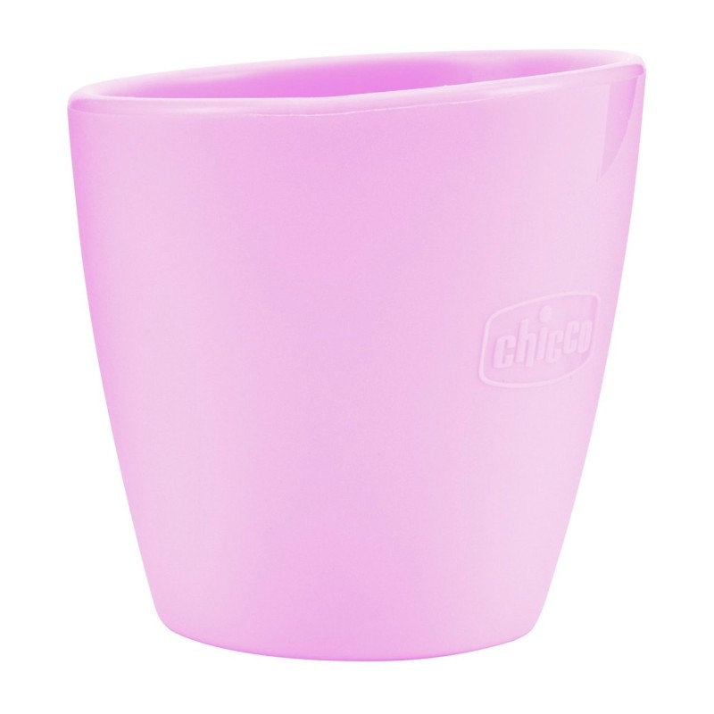 Chicco Mini Copo Silicone Rosa 6M+