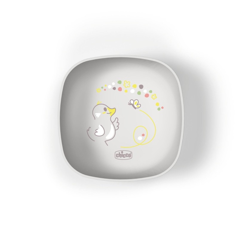 Chicco Tigela com Tampa Cinza – 6M+