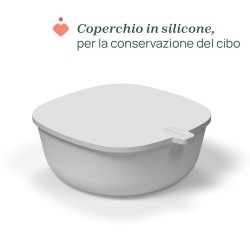 Chicco Tigela com Tampa Cinza – 6M+