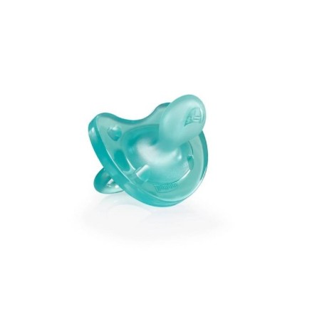 Chicco Chupeta Physio Soft Azul Silicone 6-12M