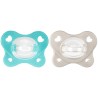Chicco PhysioForma Dual Soft Azul e Cinzento 6-16M | Pack 2 Unidades