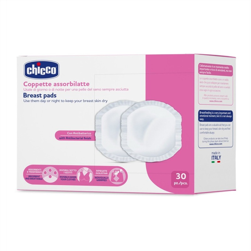 Chicco Discos Absorventes para Amamentação – 30 Unidades