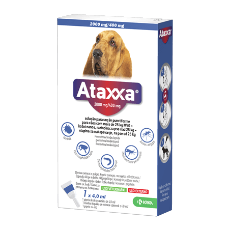 Ataxxa 2000/400mg 25-40Kg 1 pipeta