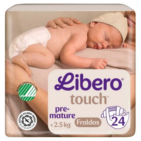 Libero Baby Comfort Fraldas Prematuro - 24 unidades