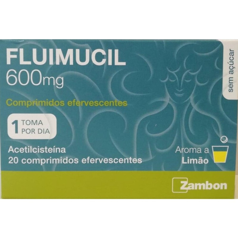 Fluimucil 600mg 20 Comprimidos Efervescentes