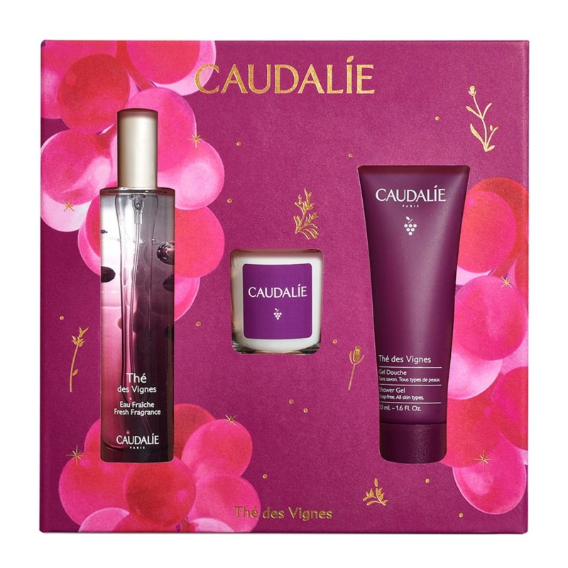 Caudalie Thé des Vignes Coffret – Trio Perfumado