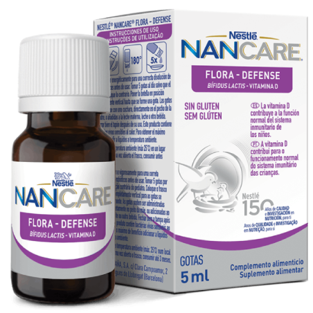 Nancare Flora-Defense Bífidus Lactis Vitamina D - Gotas
