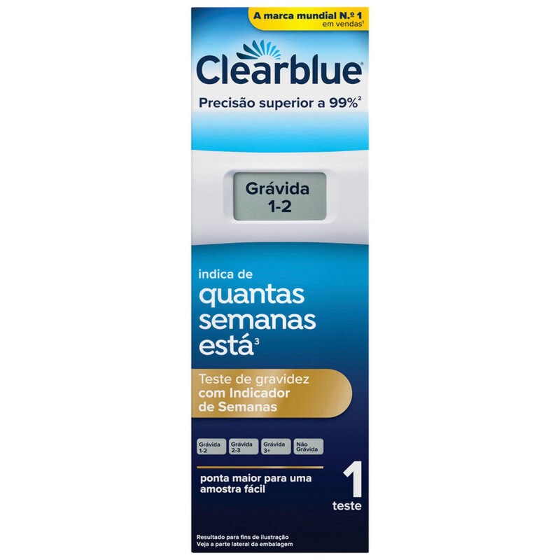 Clearblue Teste Gravidez Indicador Semanas