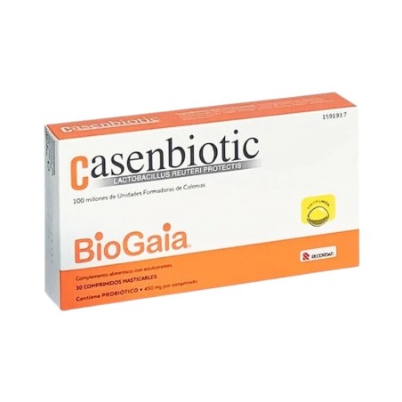 Casenbiotic Limão - 30 comprimidos mastigáveis
