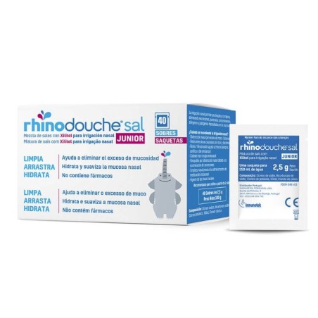 Rhinodouche Sal Júnior Lavagem Nasal 2,5g - 40 saquetas