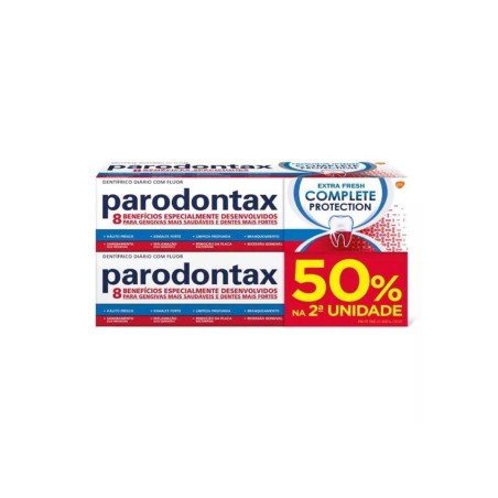 Parodontax Complete Protection Pasta de dentes - 2 unidades (50% de desconto na 2ª unidade)