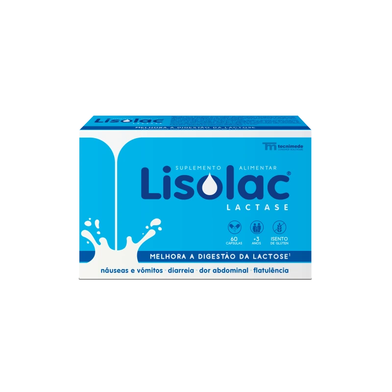 Lisolac Lactase - 60 Cápsulas
