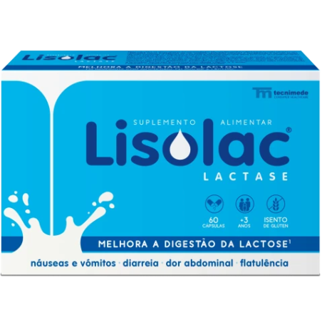 Lisolac Lactase - 60 Cápsulas