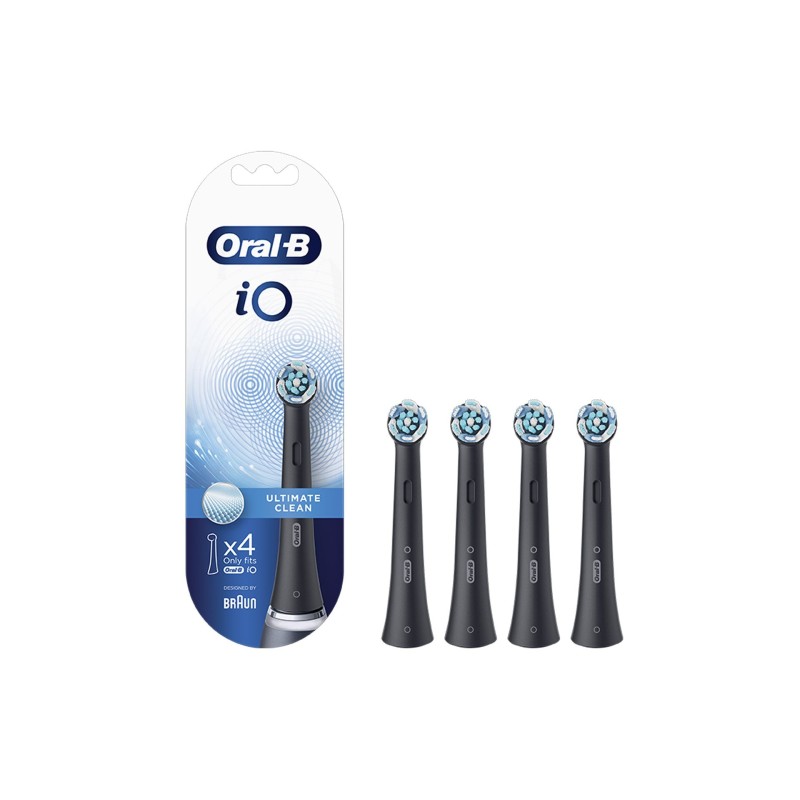 Oral B iO Ultimate Clean Regarga Preto - 4 unidades