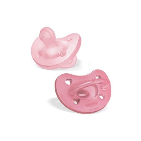 Chicco Chupeta PhysioForma Soft 6-16m Rosa - 2 Unidades