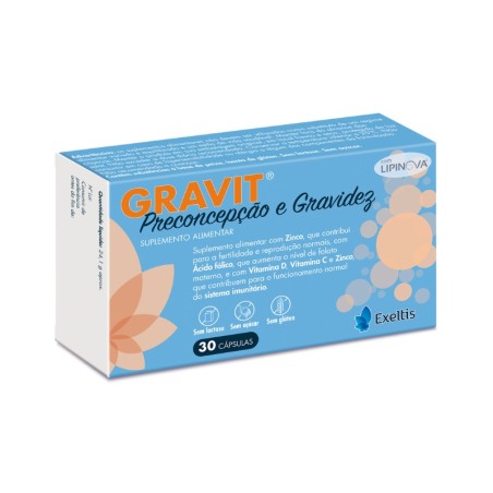 Gravit Preconcepção e Gravidez - 30 cápsulas