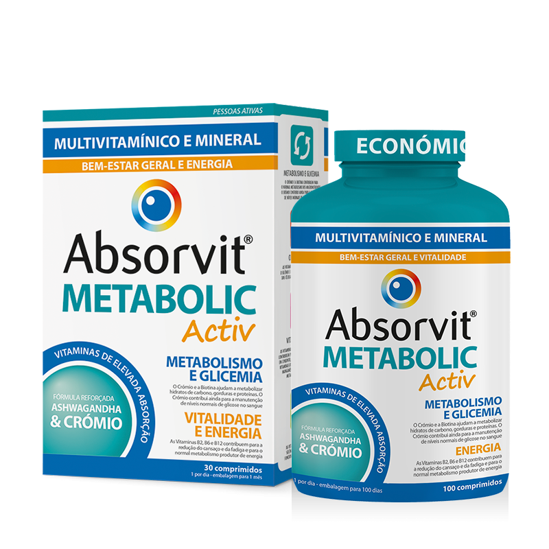 Absorvit Metabolic Activ - 30 comprimidos