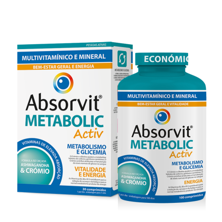 Absorvit Metabolic Activ - 30 comprimidos
