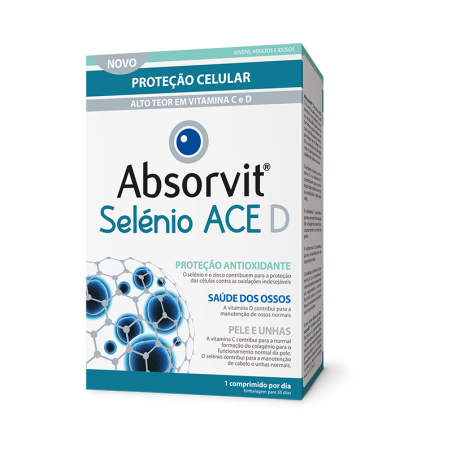 Absorvit Selenio ACE D - 30 comprimidos