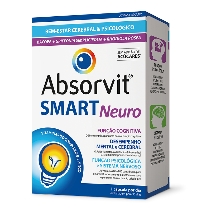 Absorvit Smart Neuro - 30 cápsulas