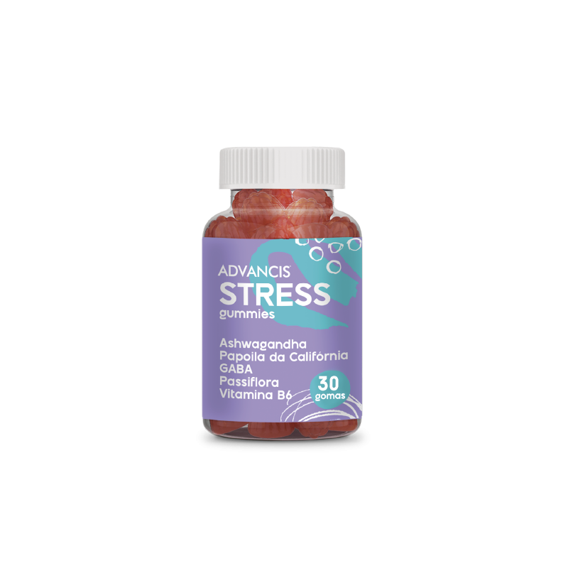 Advancis Stress Gummies Cereja - 30 unidades