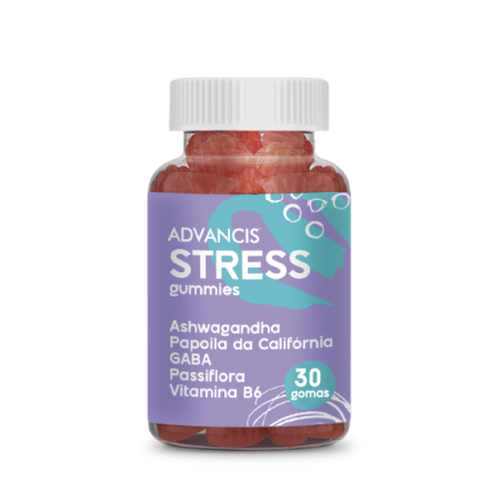 Advancis Stress Gummies Cereja - 30 unidades