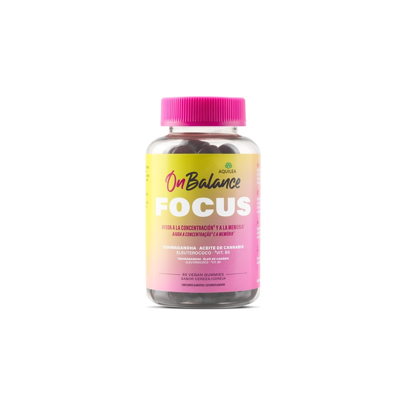 Aquilea OnBalance Focus Gomas de Cereja - 60 unidades