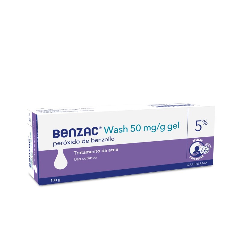 Benzac Wash 5, 50mg/gel - 100g