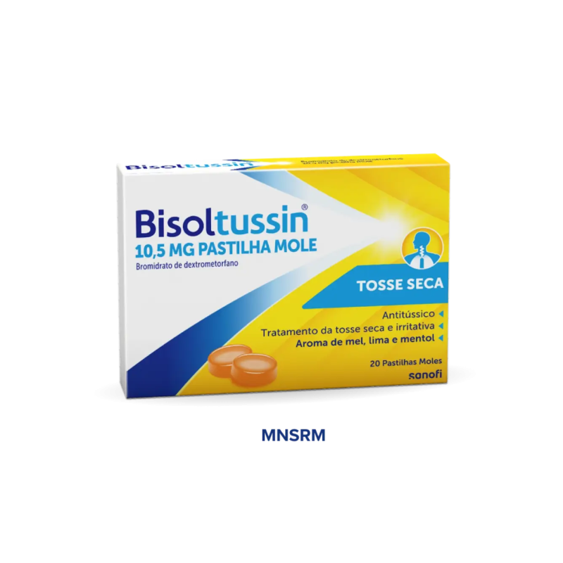 Bissoltussin 10,5mg Pastilhas Moles - 20 unidades